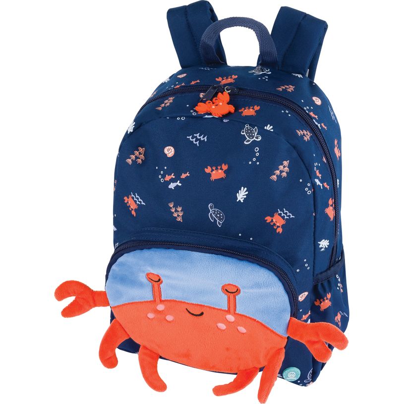 3664447223254-Sac à dos maternelle Doudou - 1 compartiment - 2 décors assortis - Oberthur--1