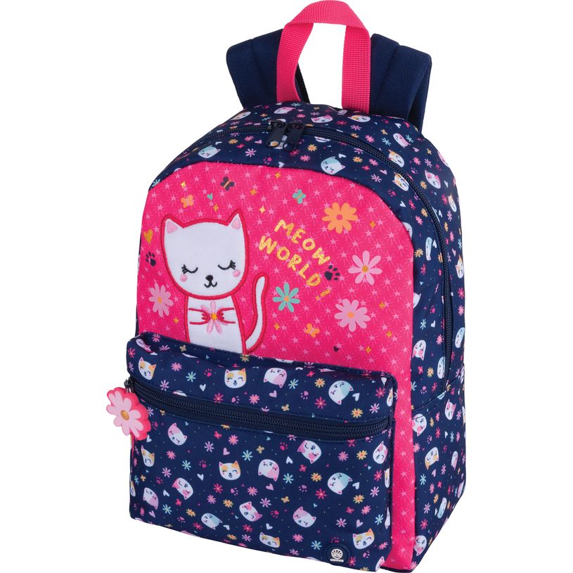3664447222684-Sac à dos maternelle Chaton - 1 compartiment - Oberthur--0
