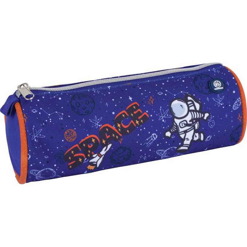 3664447223865-Trousse ronde 2 Cool 4 School - 1 compartiment - 2 décors assortis - Oberthur--0