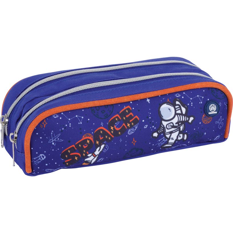 3664447223872-Trousse 2 Cool 4 School - 2 compartiments - 2 décors assortis - Oberthur--0