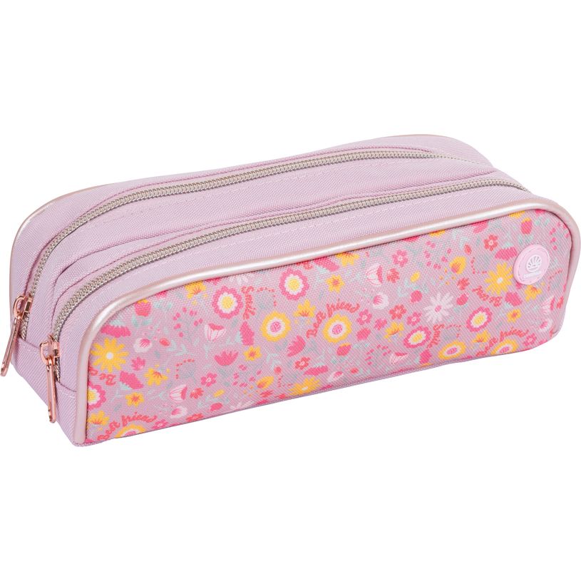 3664447223872-Trousse 2 Cool 4 School - 2 compartiments - 2 décors assortis - Oberthur--1