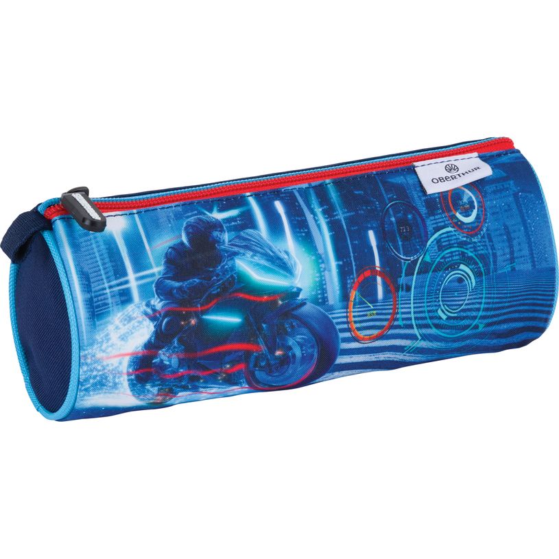 3664447223278-Trousse ronde Megacars ou Megabikes - 1 compartiment - Oberthur--1