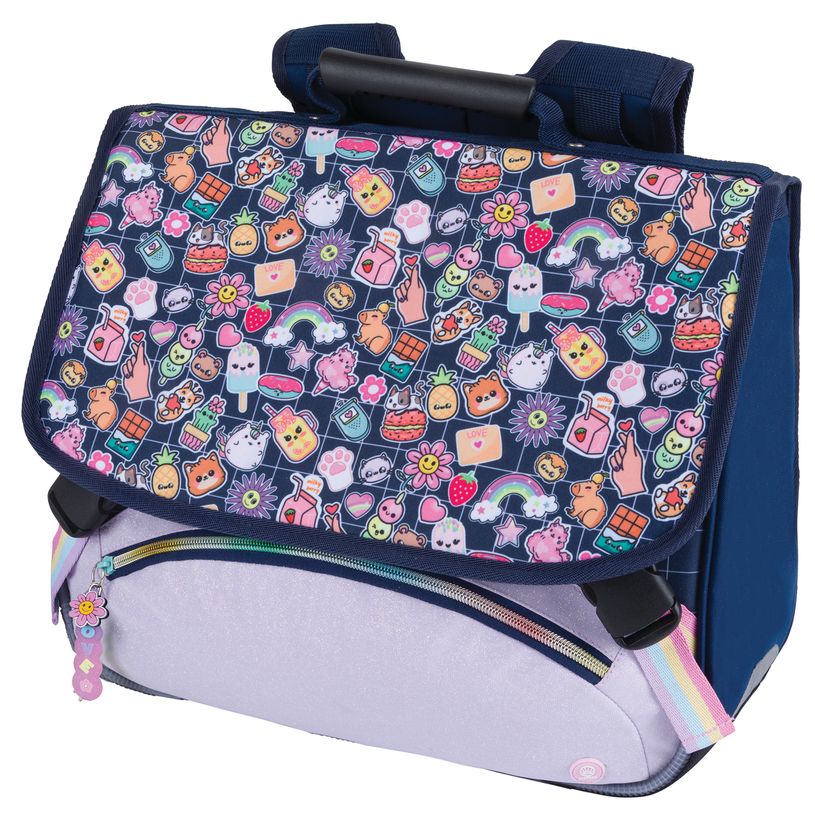 3664447223964-Cartable Kawai - 38 cm - 2 compartiments - Oberthur--0