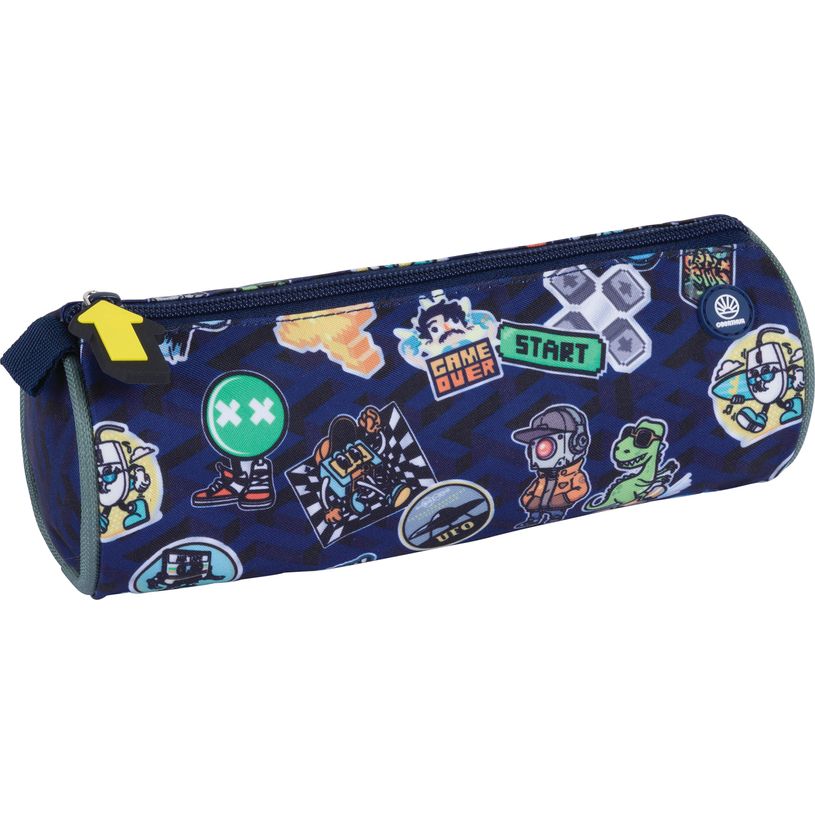 3664447223896-Trousse ronde Geek - 1 compartiment - Oberthur--0