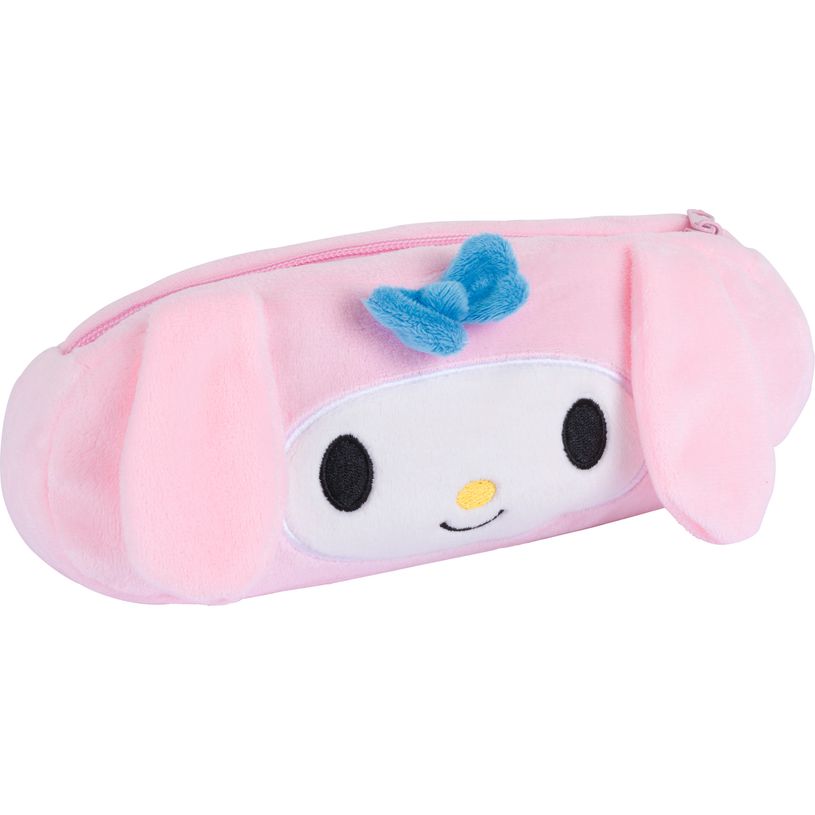 3664447224879-Trousse ronde Hello Kitty - 1 compartiment - 4 décors assortis - Oberthur--0