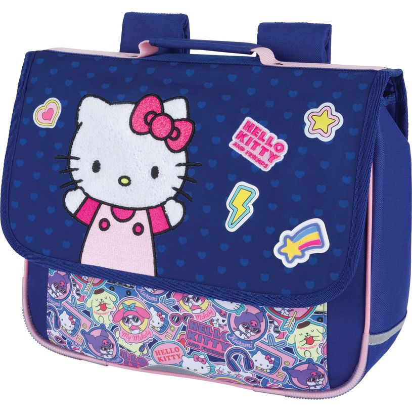 3664447224046-Cartable maternelle Hello Kitty - 35 cm - 1 compartiment - Oberthur--0