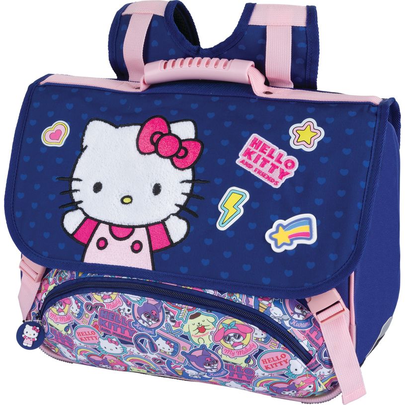 3664447224053-Cartable Hello Kitty - 38 cm - 2 compartiments - Oberthur--0