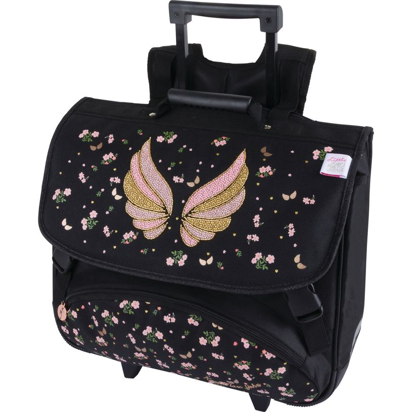 3664447222479-Cartable à roulettes Little Karl Marc John - 41 cm - 2 compartiments - Oberthur--0