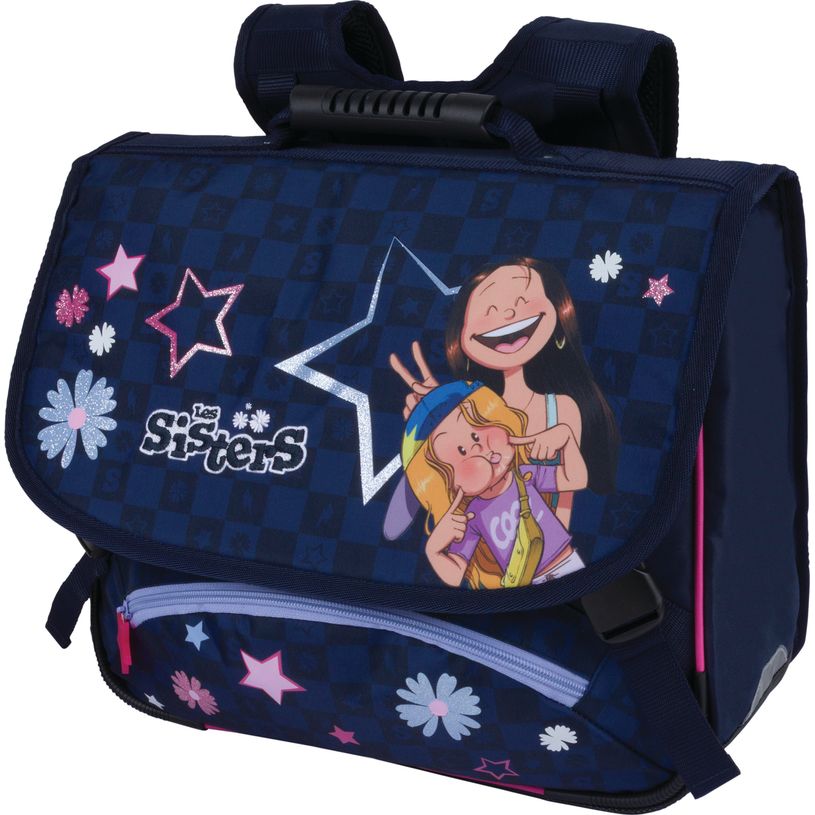 3664447224152-Cartable Les Sisters - 38 cm - 2 compartiments - Oberthur--0
