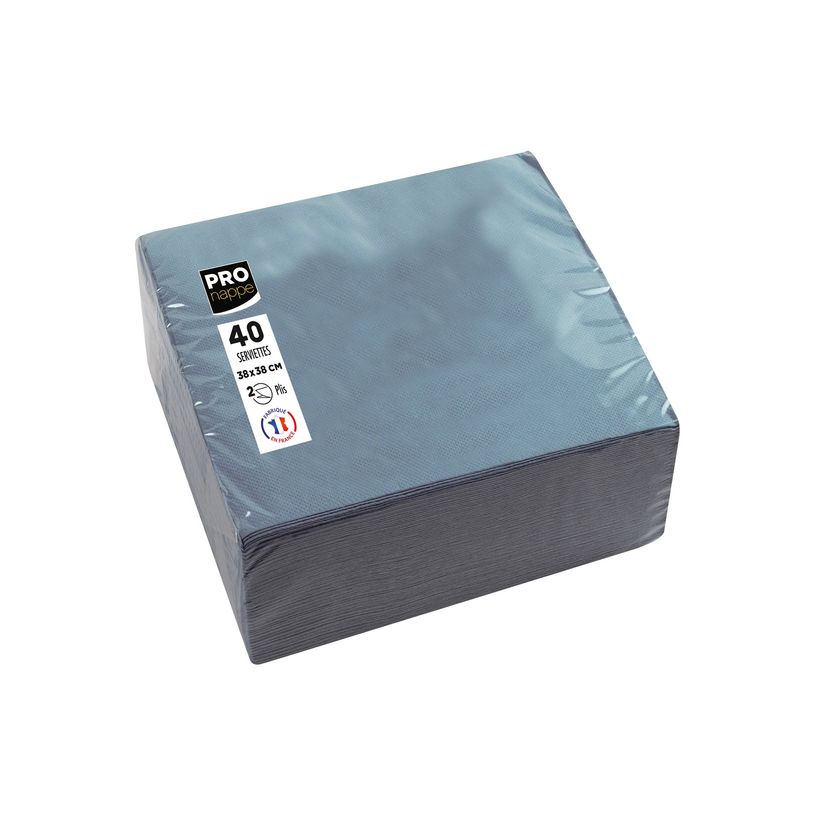 3281516238300-Pronappe - Servilleta - Tamaño 38 x 38 cm - desechable - gris (paquete de 40)-P_405256073_6-5