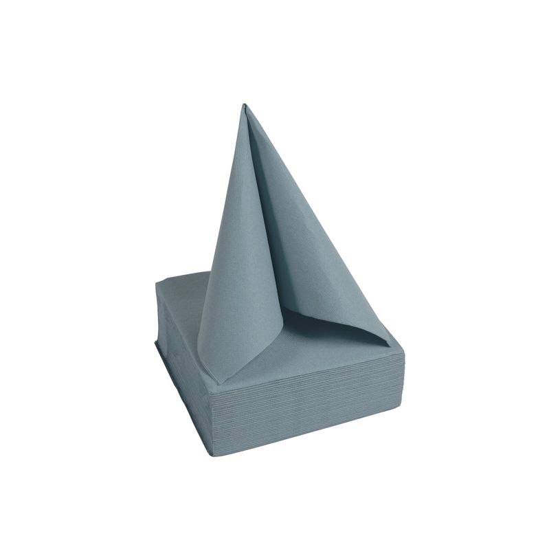 3281516220305-Pronappe - 40 Serviettes - Taille 20 x 20 cm - jetable - gris-P_405256075_7-3