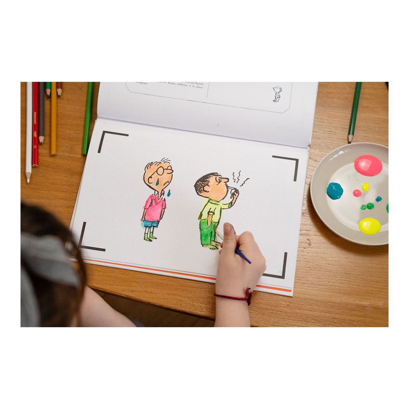 9791094306246-Le Petit Nicolas - Cahier de Dessin Animé à colorier - par Sempé, Goscinny -P_405256082_4-1