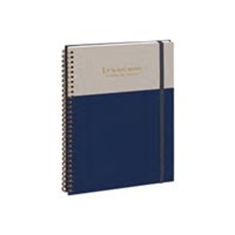 3660942090674-Agenda de bureau spiralé 16 mois Gustave - 1 semaine sur 2 pages - 21 x 29,7 cm - Marine/-P_405256458_1-2