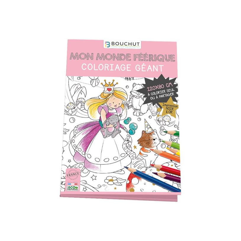 3592930011913-Coloriage PEFC 70 % Monde féerique Bouchut-P_405256646_1-0