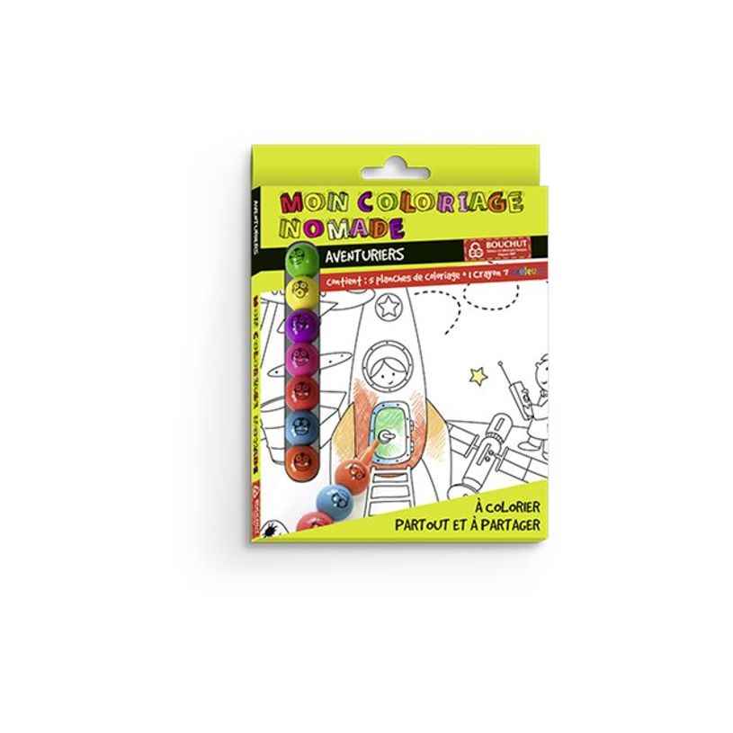 3592930012125-Coloriage nomade + crayon de couleur Aventuriers - 17 x 12,5 cm - Bouchut-P_405256650_3-7