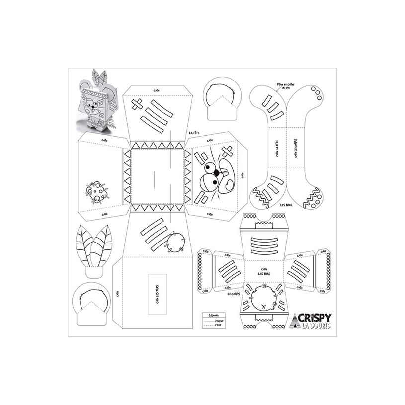 3592930023152-Paper Toy Z'Apaches - 29 x 29 cm - Bouchut-P_405256654_13-3