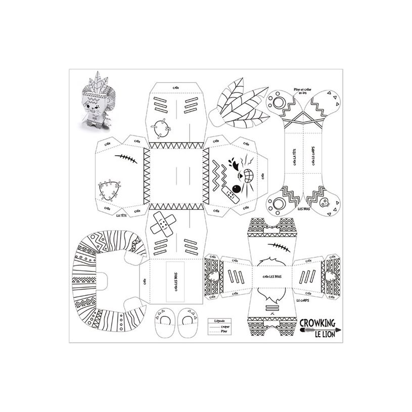 3592930023152-Paper Toy Z'Apaches - 29 x 29 cm - Bouchut-P_405256654_9-12