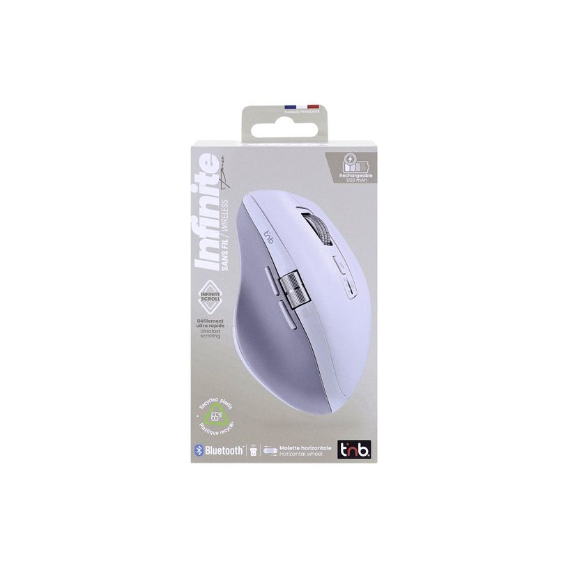 3303170123034-T'nB INFINITEPRO - Souris sans fil, filaire - rechargeable - 7 boutons -  blanc-P_405256786_8-3