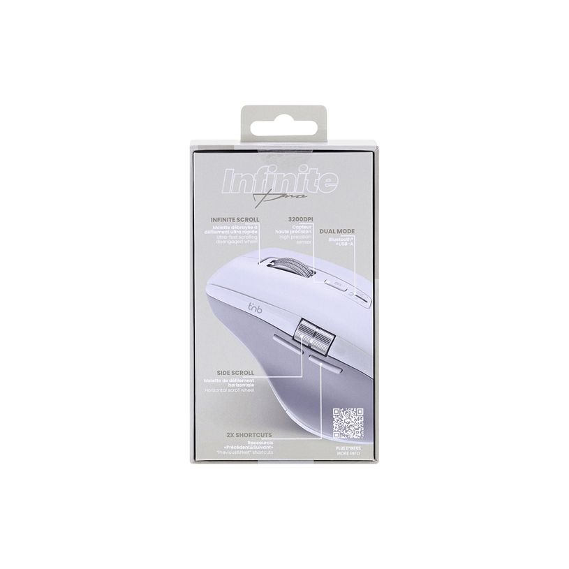 3303170123034-T'nB INFINITEPRO - Souris sans fil, filaire - rechargeable - 7 boutons -  blanc-P_405256786_9-2