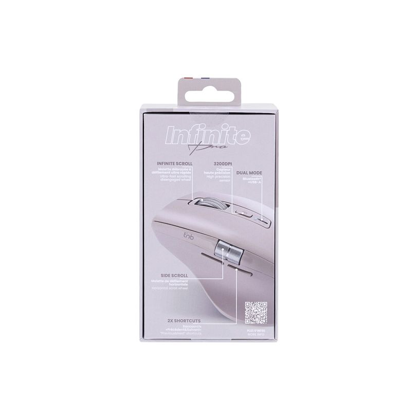 3303170123041-T'nB INFINITEPRO - Souris sans fil, filaire - rechargeable - 7 boutons - rose-P_405256787_7-2