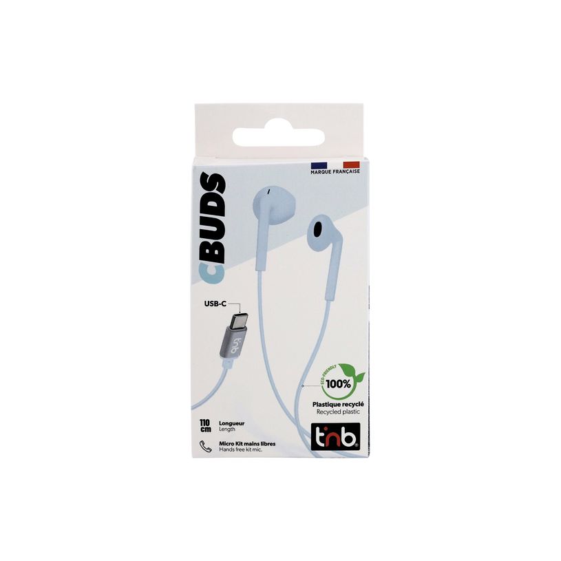 3303170121429-T'nB C-BUDS - Écouteurs avec micro - filaire - USB-C - bleu-P_405256788_5-1