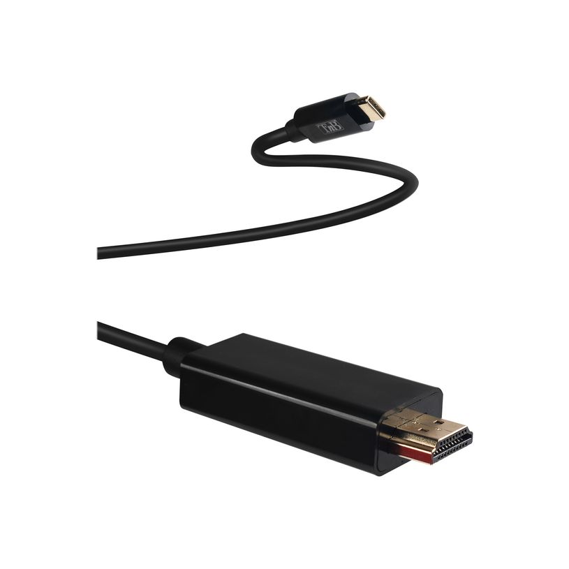 3303170091647-T'nB - Câble adaptateur - USB-C mâle vers HDMI mâle - 2 m - noir - support 4K-P_405256791_3-0