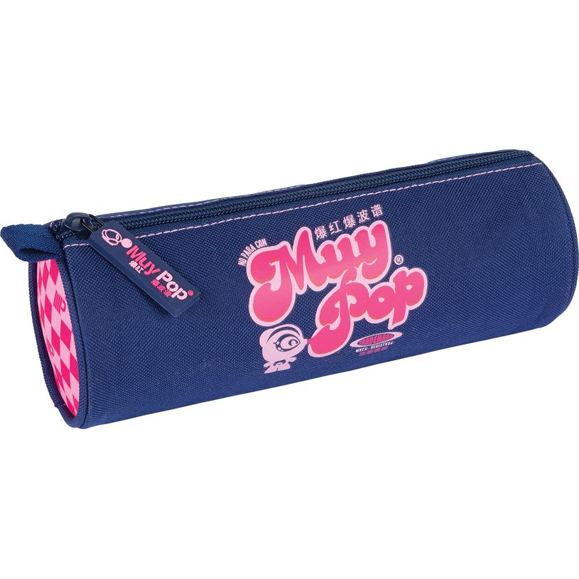 3664447194035-Trousse ronde Muy Pop Fille - 1 compartiment - Oberthur--0