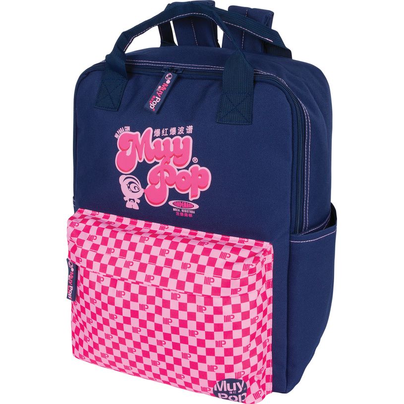 3664447194042-Sac à dos médium Muy Pop Fille - 1 compartiment - Oberthur--0