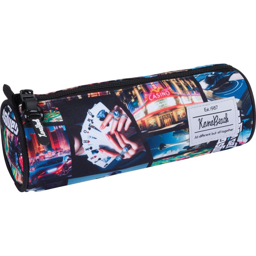 3664447222332-Trousse ronde Kanabeach - 1 compartiment - Oberthur--0