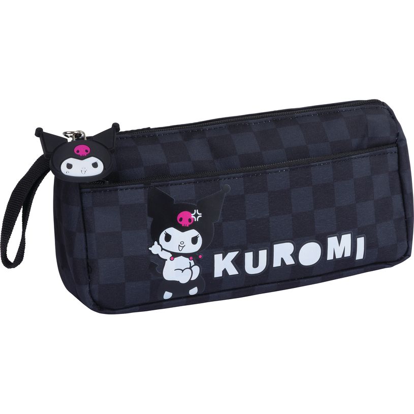 3664447224084-Trousse triangle Kuromi - 1 compartiment - Oberthur--0