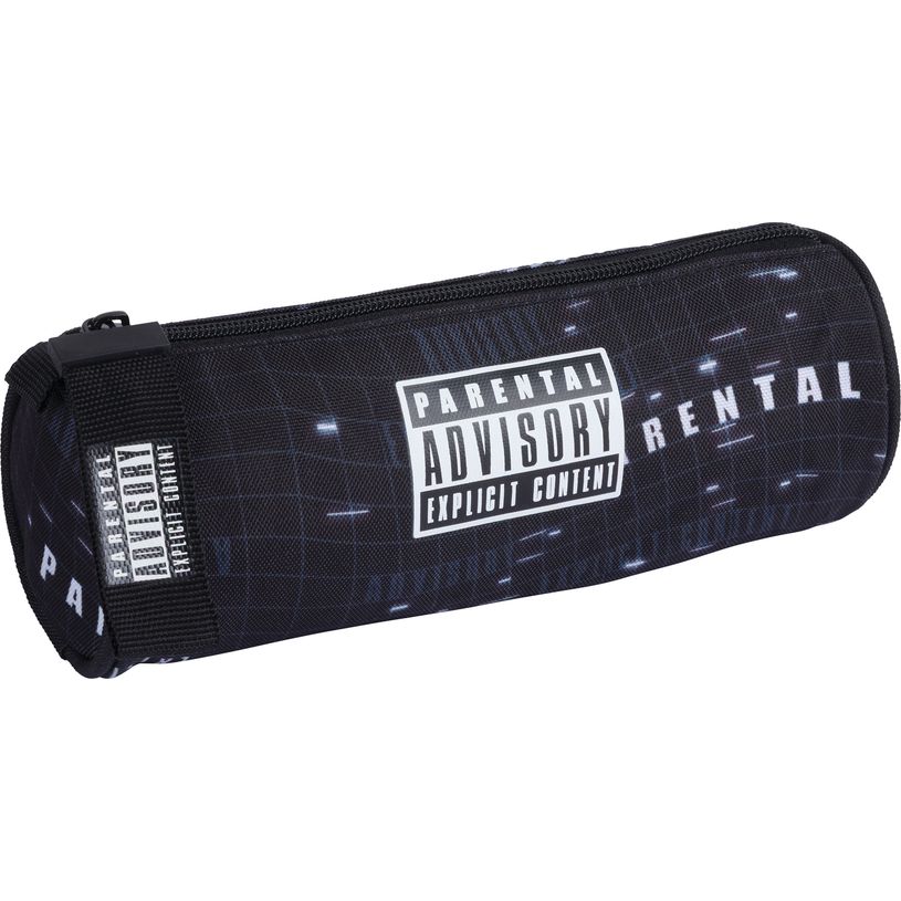 3664447223438-Trousse ronde Parental Advisory - 1 compartiment - Oberthur--0