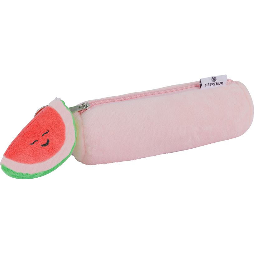 3664447216072-Trousse Peluche porte-clé - 1 compartiment - différents modèles disponibles - Oberthur--0