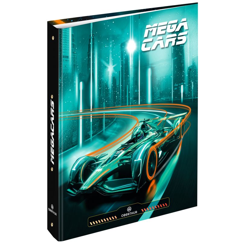 3664447217673-Classeur A4 dos 40 Megacars - 25 x 32 cm - Oberthur--0