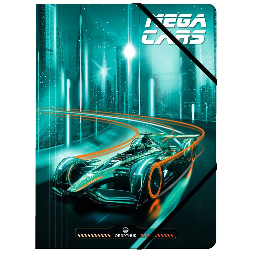 3664447217697-Chemise A4 Megacars - 24 x 32 cm - Oberthur--0