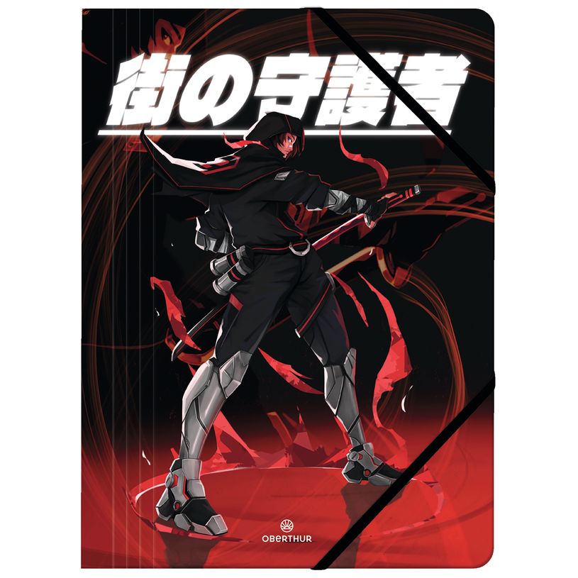 3664447221687-Chemise A4 Manga - 24 x 32 cm - Oberthur--0