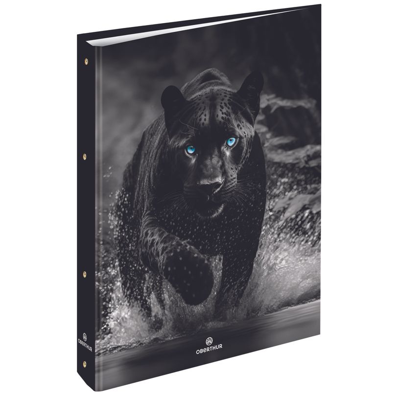 3664447222837-Classeur A4 dos 40 Panthère - 25 x 32 cm - Oberthur--0