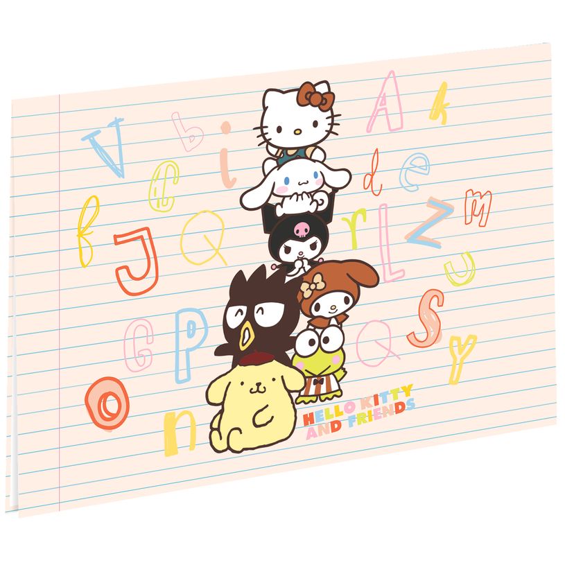 3664447214092-Sous-main double Hello Kitty and Friends -  55 x 37 cm - Oberthur--0