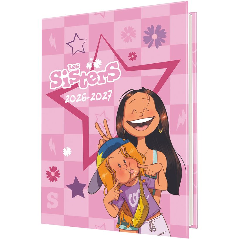 3664447220857-Agenda Les Sisters - 1 jour par page - 12,5 x 17,5 cm - Oberthur--0