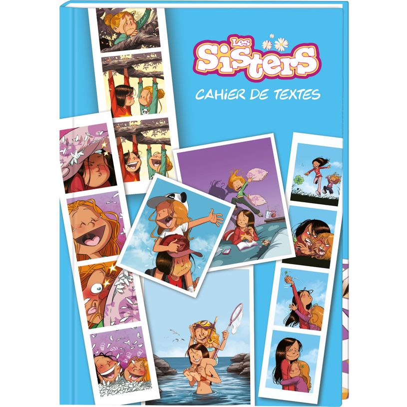 3664447214016-Cahier de texte Les Sisters- 15,5 x 22 cm - Oberthur--0