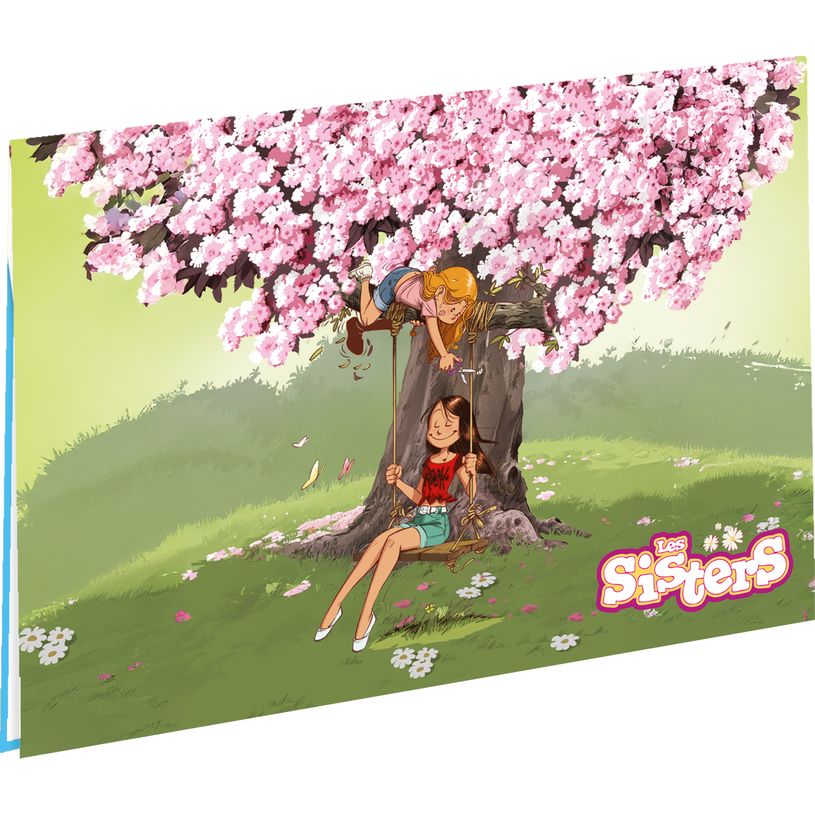 3664447214047-Sous-main double Les Sisters -  55 x 37 cm - Oberthur--0