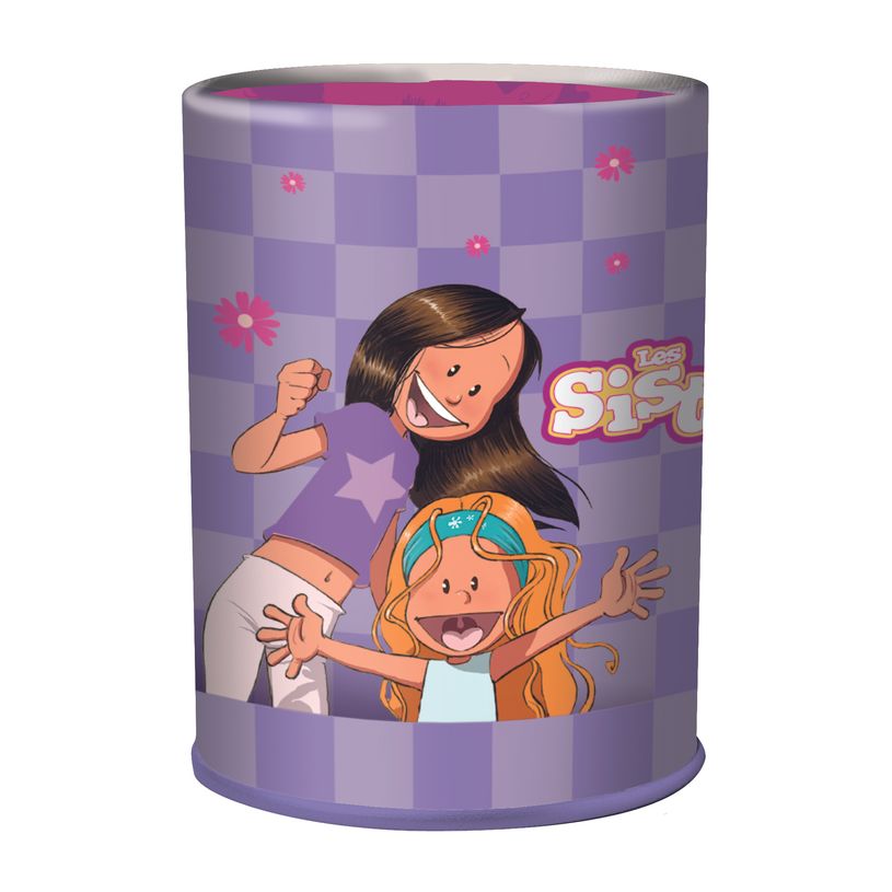3664447217796-Pot a crayons Les Sisters - 6,7 x 10,7 cm - Oberthur--0