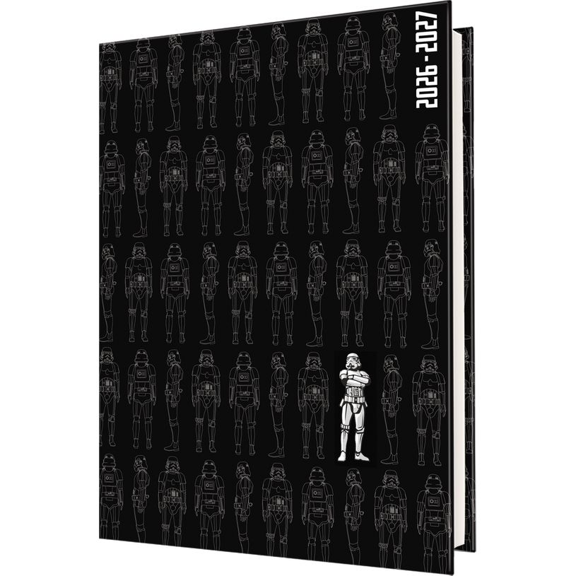 3664447221502-Agenda Stormtrooper Soldats - 1 jour par page - 12,5 x 17,5 cm - Oberthur--0