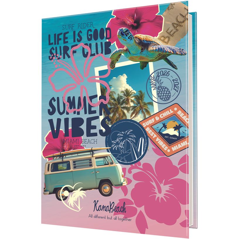 3664447222226-Agenda Miss Kanabeach - 1 jour par page - 12,5 x 17,5 cm - Oberthur--0