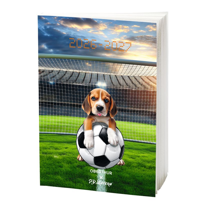 3664447217949-Agenda P.D. Moreno - 1 jour par page - 12 x 17 cm - Sport 2 décors assortis - Oberthur--0
