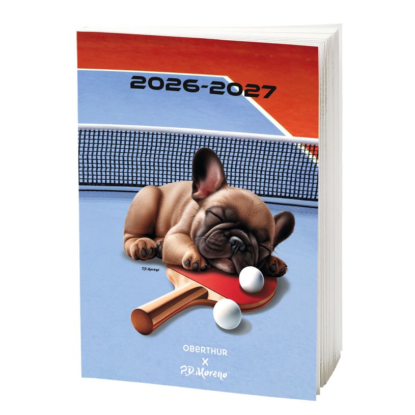 3664447217949-Agenda P.D. Moreno - 1 jour par page - 12 x 17 cm - Sport 2 décors assortis - Oberthur--1
