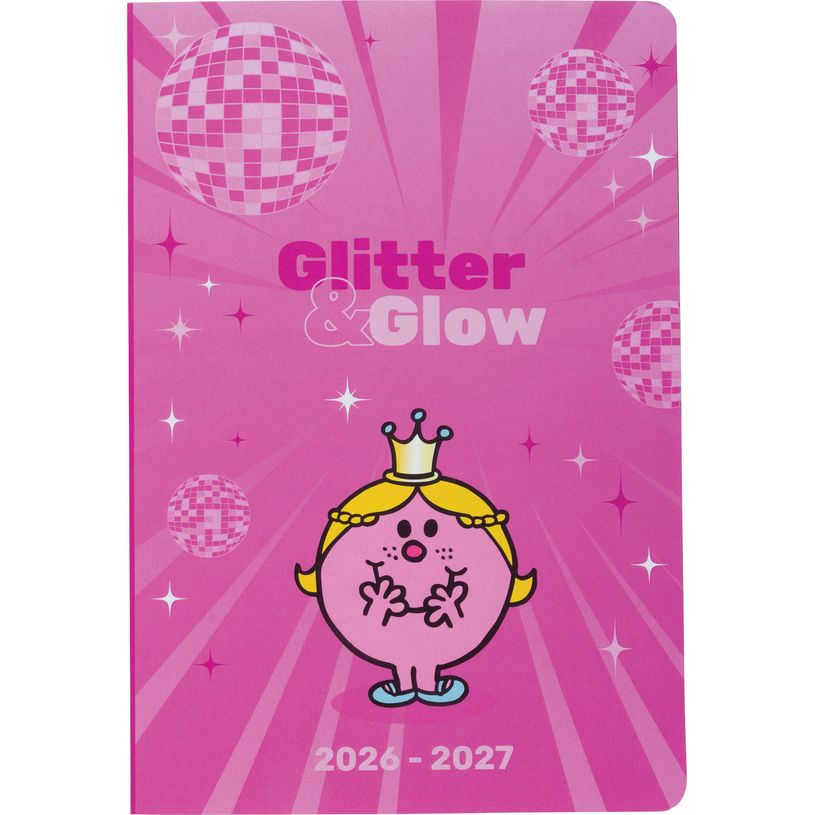 3664447221786-Agenda Monsieur Madame - 1 semaine sur 2 pages - 17 x 24,5 cm - princesse - Oberthur--0