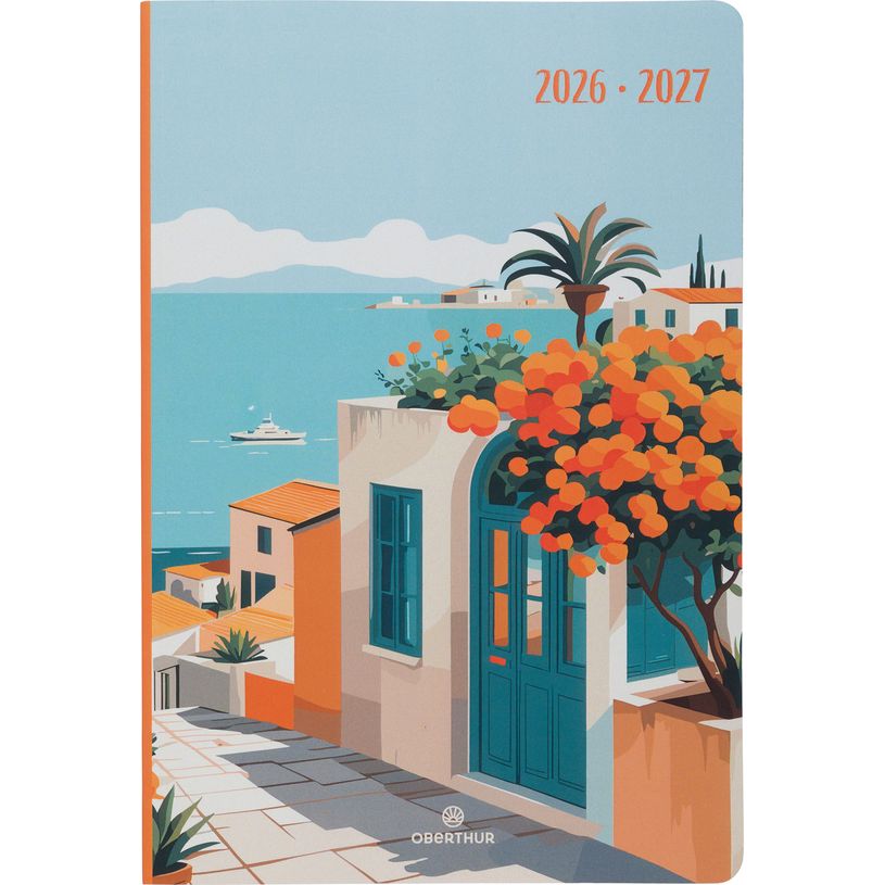 3664447220741-Agenda Road Trip - 1 semaine sur 2 pages - 17 x 24,5 cm - paysage - Oberthur--0