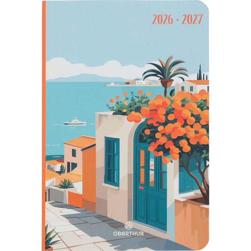 3664447220765-Agenda Road Trip - 1 semaine sur 2 pages - 10 x 15 cm - paysage - Oberthur--0