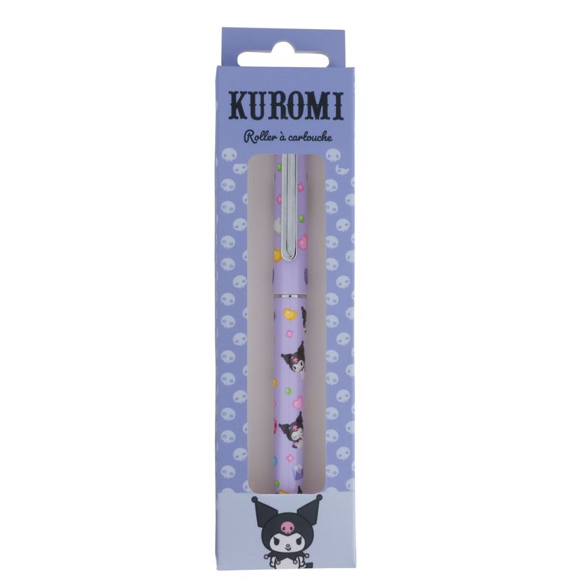 3664447225272-Styllo roller à cartouche Kuromi - Oberthur--0