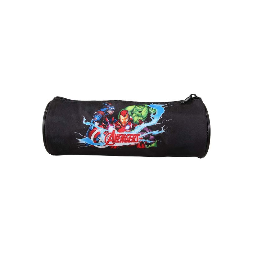 3666311038544-Trousse ronde Avengers - 1 compartiment - Noir - Bagtrotter--2